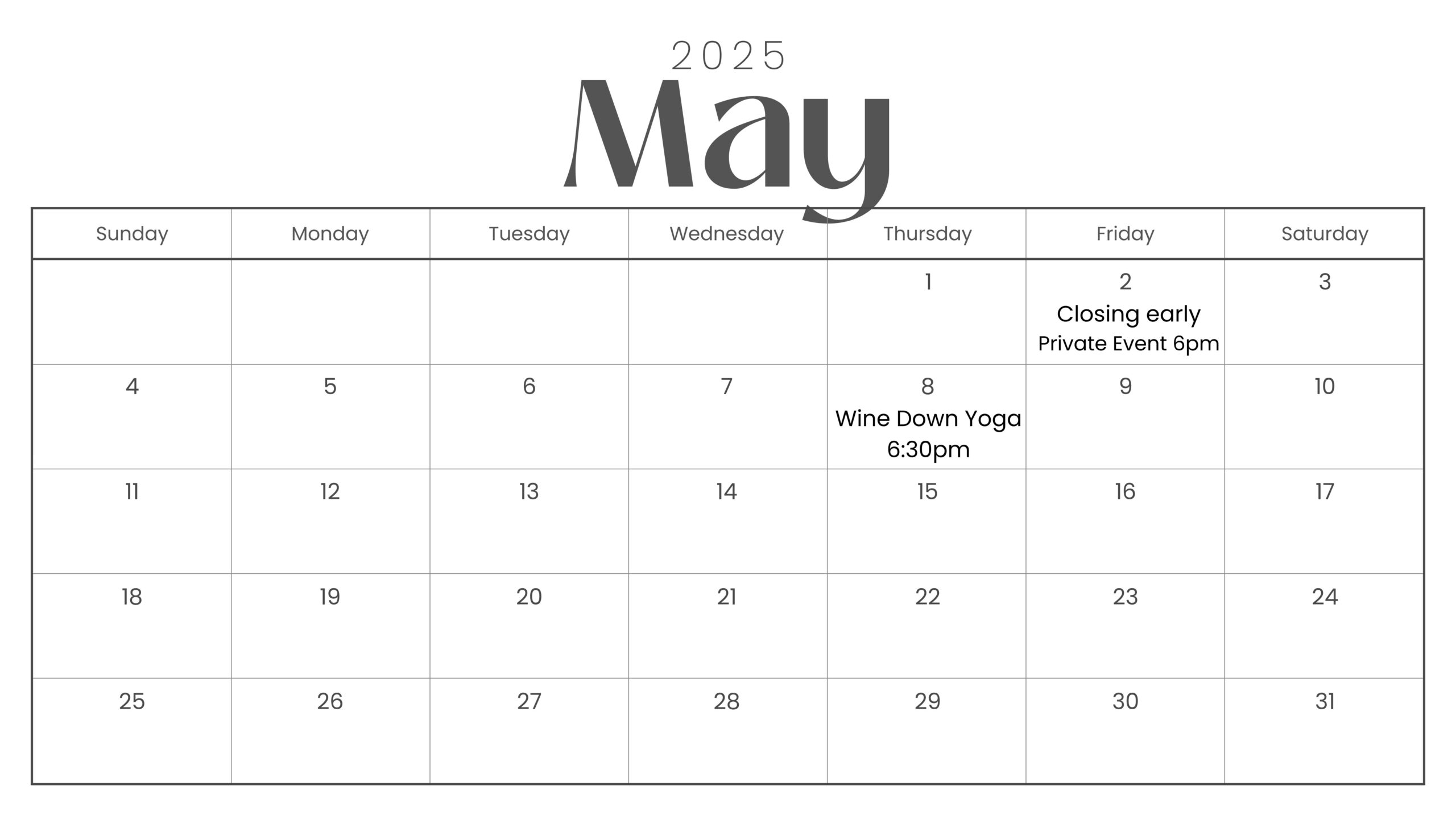Event Calendar